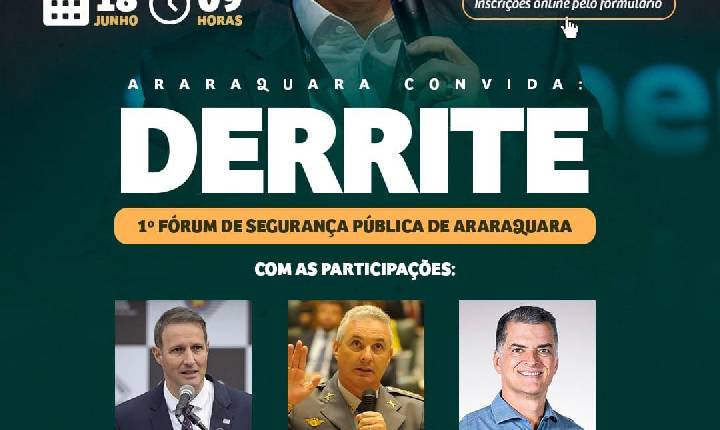 1º FÓRUM DE SEGURANÇA PÚBLICA DE ARARAQUARA