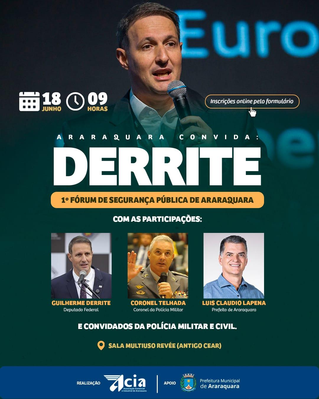 1º FÓRUM DE SEGURANÇA PÚBLICA DE ARARAQUARA